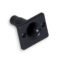 Durable Cable Guide for Reel – black flange-mount fencing reel cable guide
